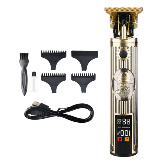 DALING DL - 1676 Professional Hair Clipper, Electric Beard Trimmer Mens Hair Clippers Cordless with LCD Screen Sharp Titanium Precision Trimmer Haircut for Families and Barber - Gulybaba - Genuine products online Marketplace in Pakistan