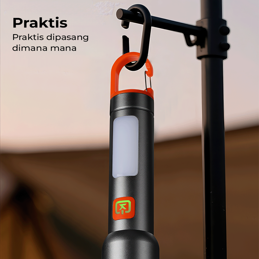 New High-Power Flashlight - 7 Mode Portable Troch , 300LM Super Bright, and Durable, a Great Outdoor Helper for the Whole Family