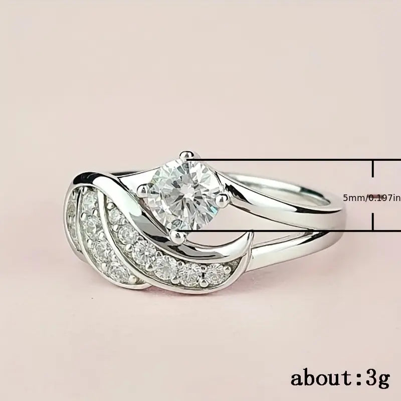 1pcs New Fashion Angel Wings Ring Couple Ring