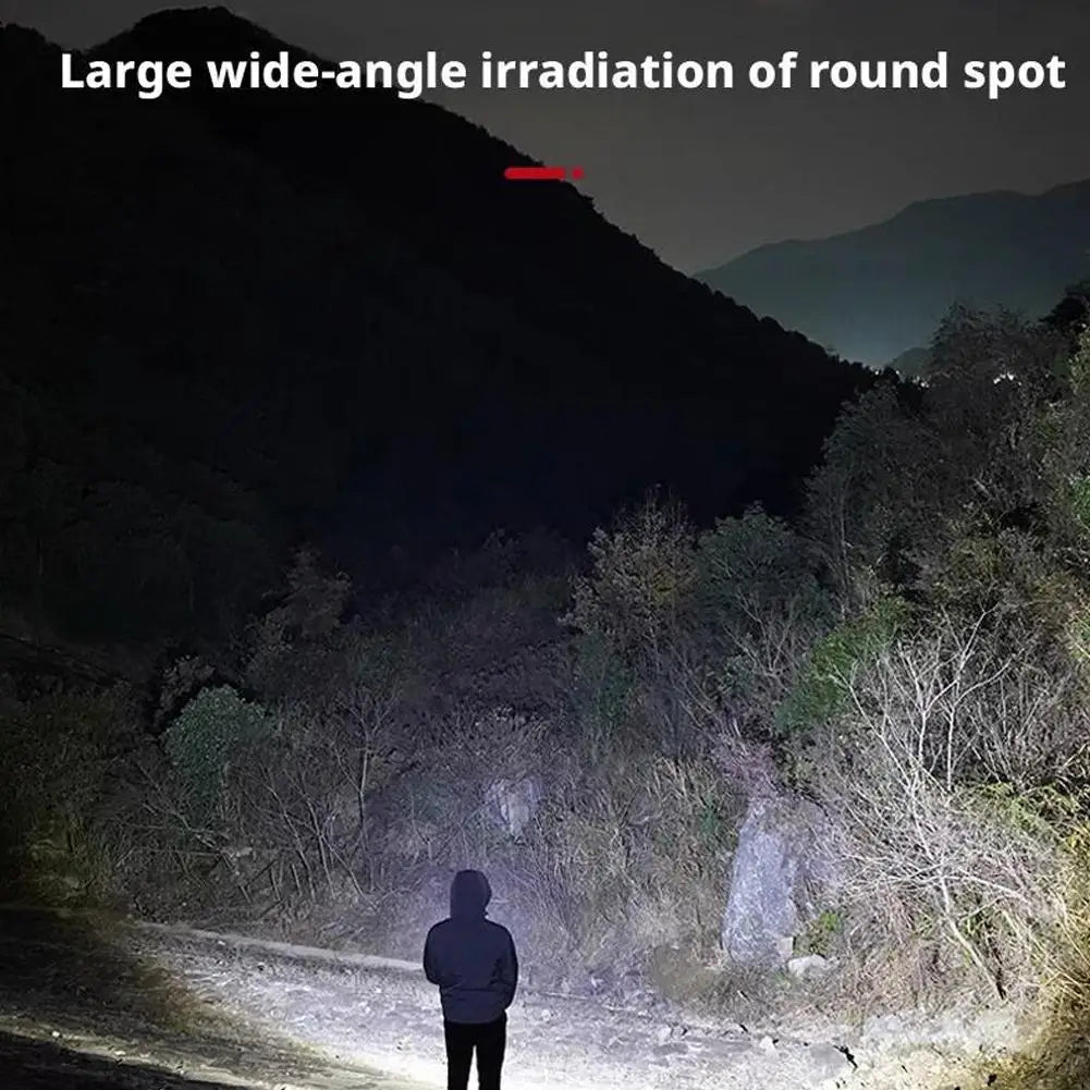 New High-Power Flashlight - 7 Mode Portable Troch , 300LM Super Bright, and Durable, a Great Outdoor Helper for the Whole Family