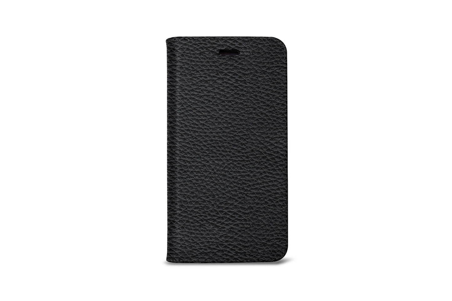 LUCRIN Wallet Case for iPhone 11 Pro Black -  Pebbled Leather