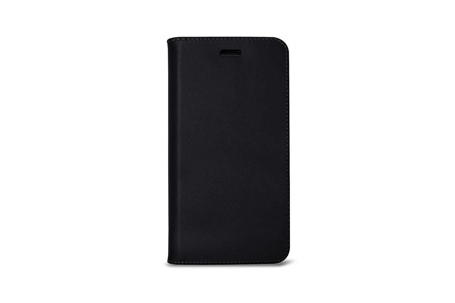 LUCRIN Wallet Case for iPhone 11 Pro Black / Brown -  Smooth Leather