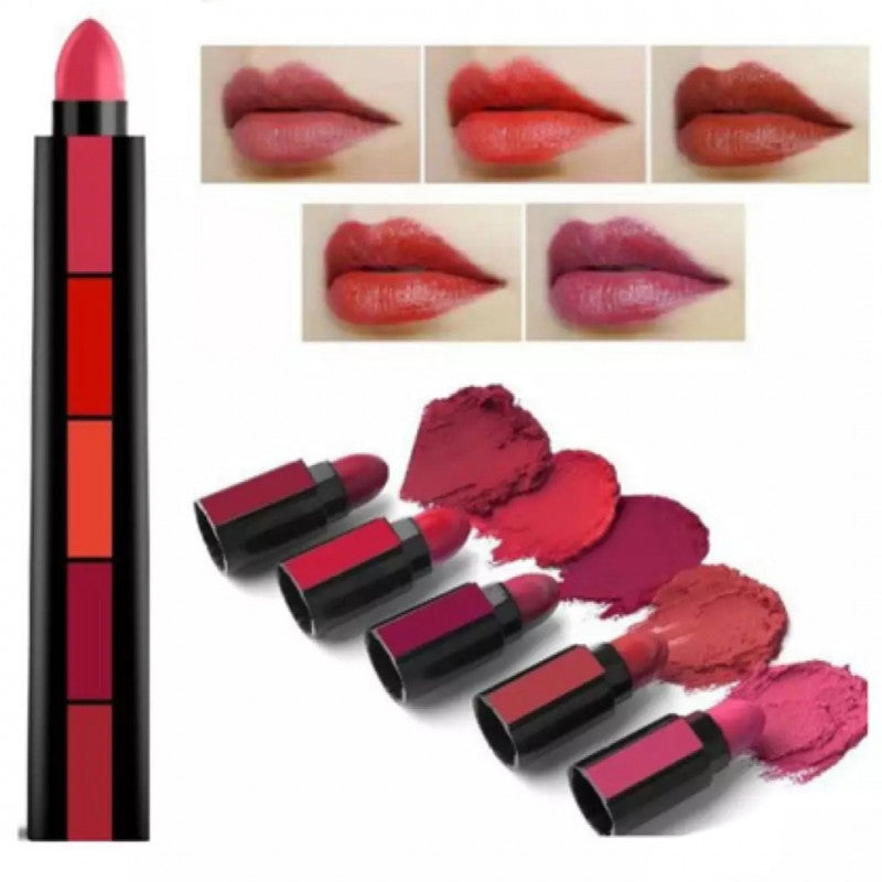 Product details of 5 in 1 Matte Lipsticks |