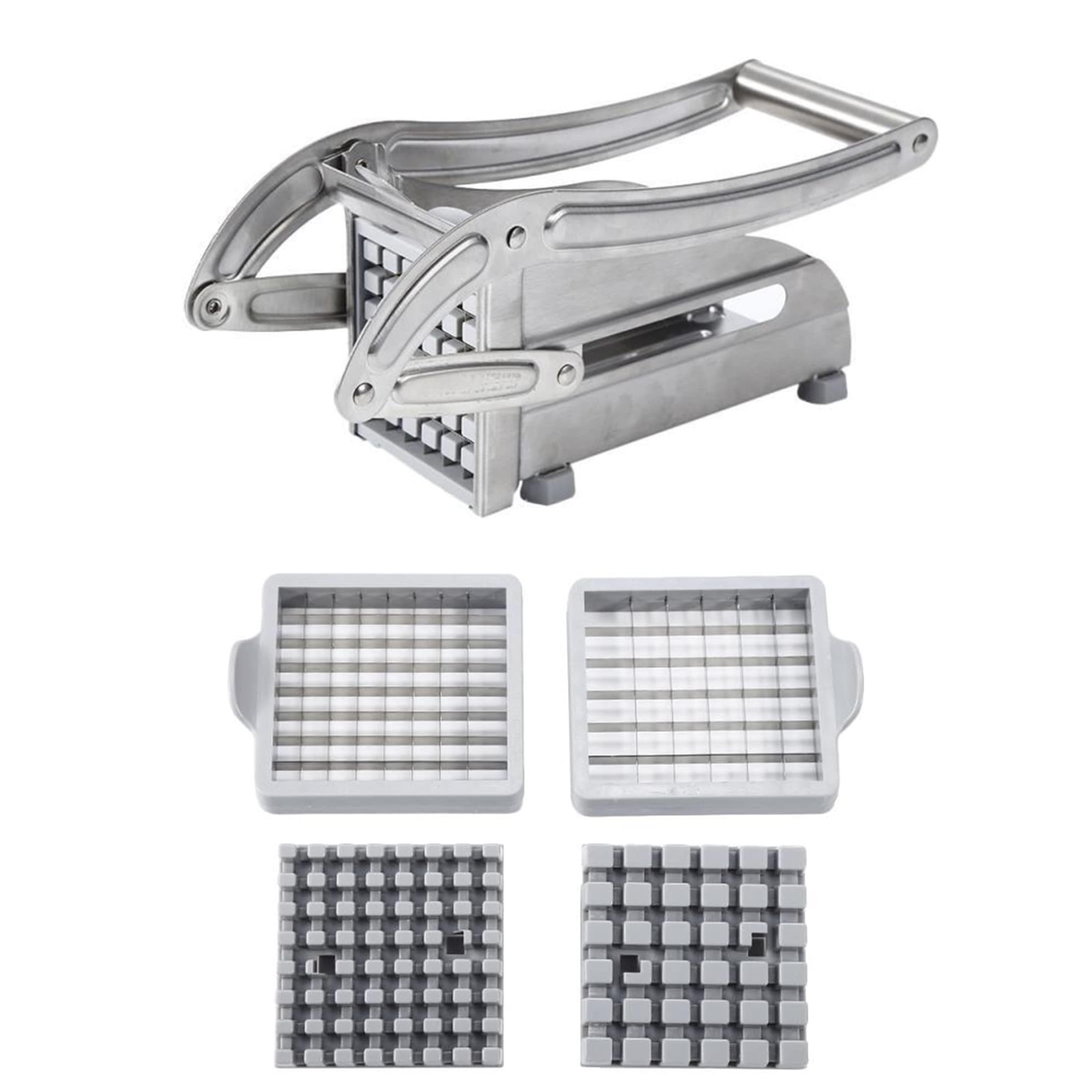 Fries Machine Fries Cutter Manual Potato Cutter Shredder French Fries Slicer Potato Chips Maker Meat Chopper Cutting Machine Kitchen Tools French Fries Slicer