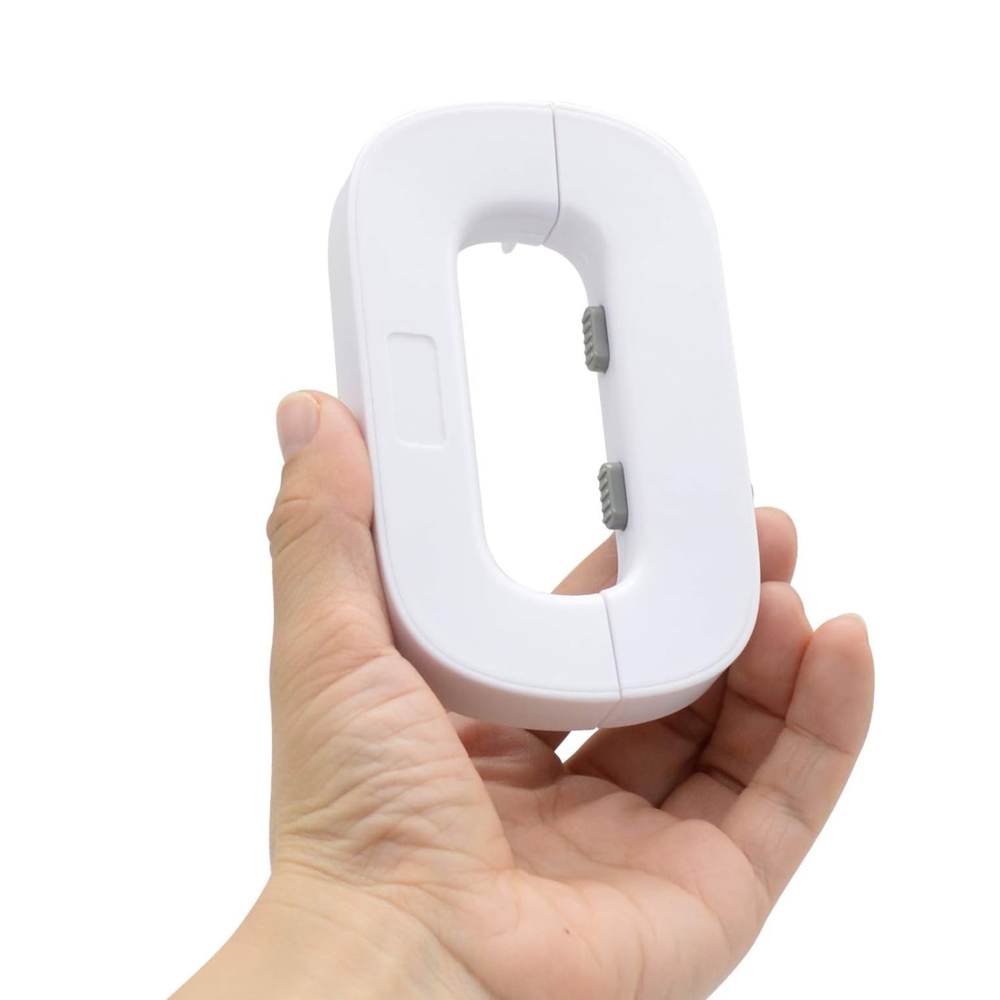 White Home Refrigerator Fridge Freezer Door Lock -Baby Safety Child Lock,Latch Catch Toddler Kids Child Cabinet Fridge Locks,Easy to Install and Use 3M Adhesive no Tools Need or Drill (1PACK White)