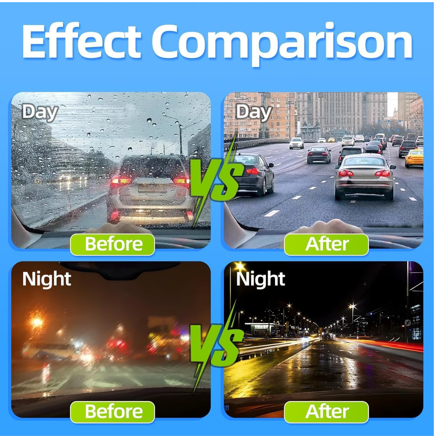 2025 New 2.0 Green Oil Film Wipe, Automotive Oil Film Cleaning Brush, 150ml Oil Film Remover for car, Windshield Cleaner Tool, Glass Oil Film Remover, Improves Clarity (1pcs)