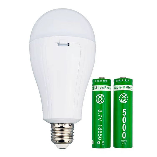 NWZ NZ - 1788 Emergency Rechargeable AC/DC Light Bulb 18W Soft White Light Bulbs for Home Camping Tent Bulb With 2 Batteries - Gulybaba - Genuine products online Marketplace in Pakistan