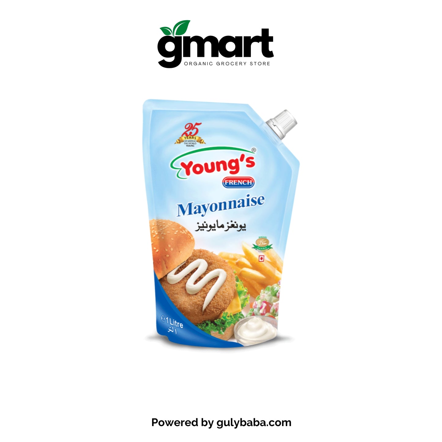 Young's French Mayonnaise - 1Ltr