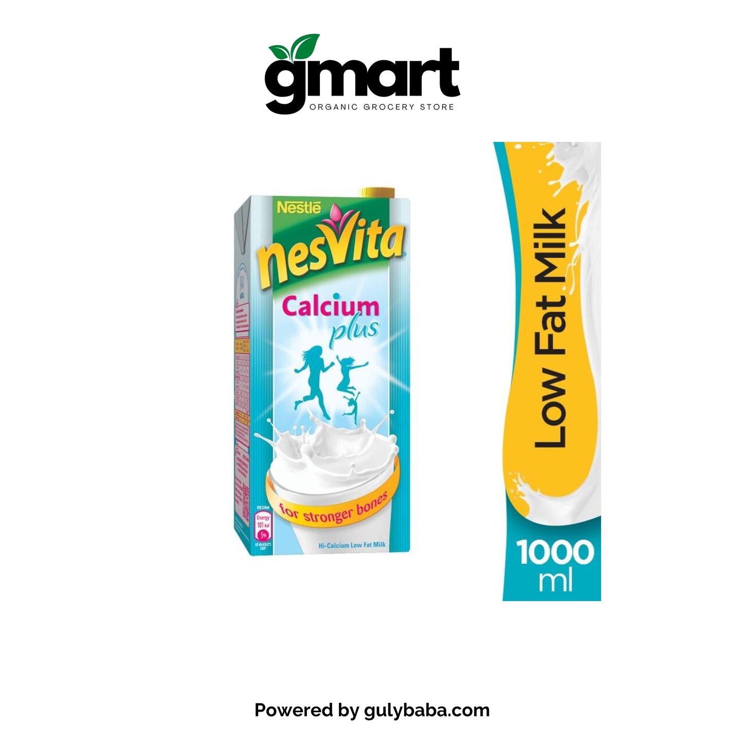 Nestle Nesvita Calcium+ Low Fat Milk - 1Ltr