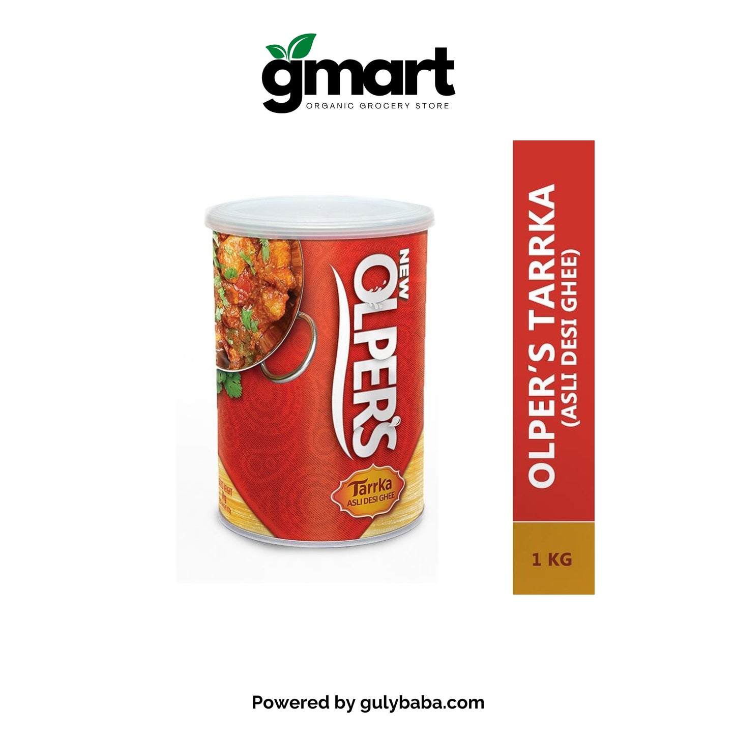 Olper's Tarrka Desi Ghee Tin Pack - 1kg