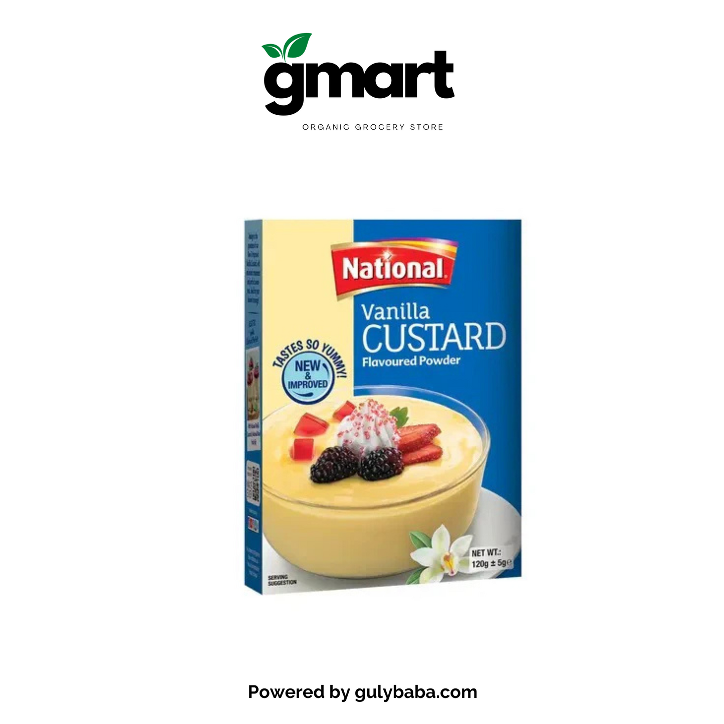 National Custard Vanilla 120g