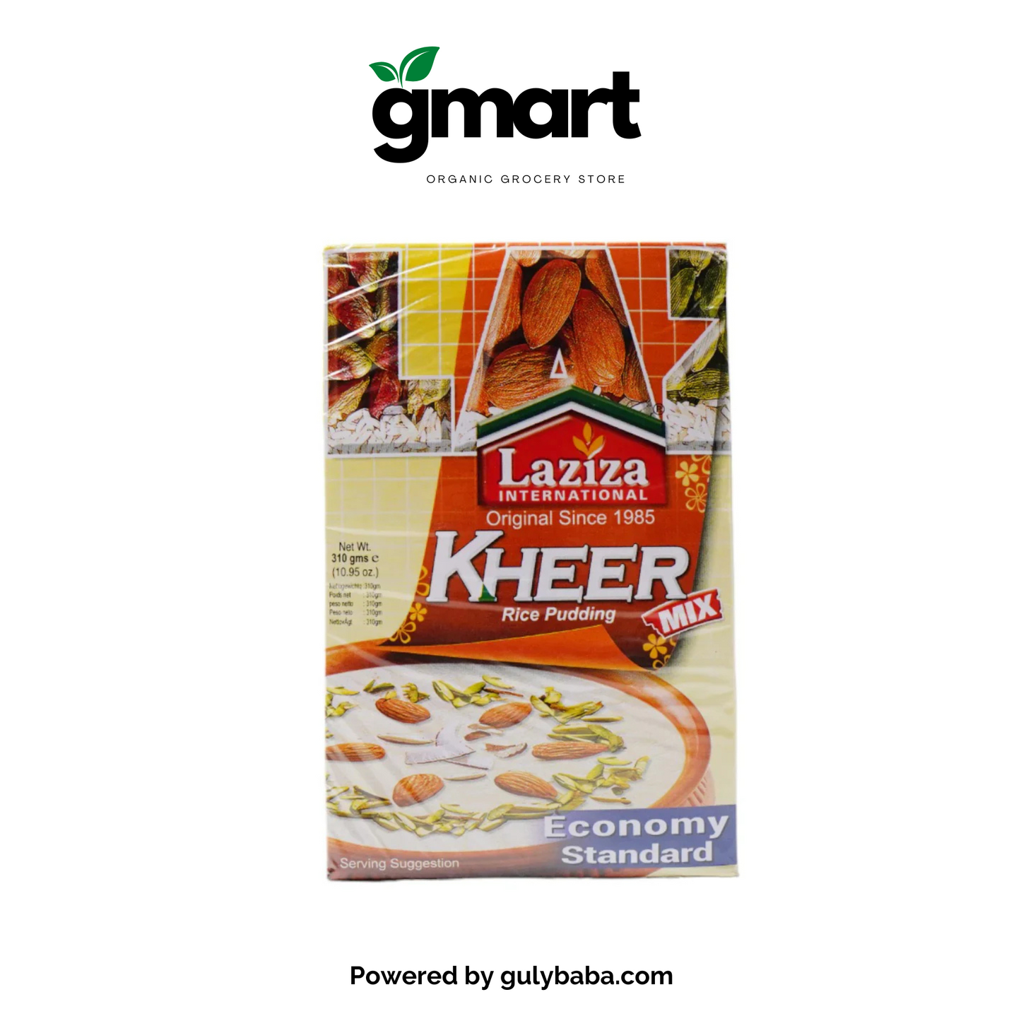 Laziza Kheer Mix Rice Pudding Economy Standard 310 gm