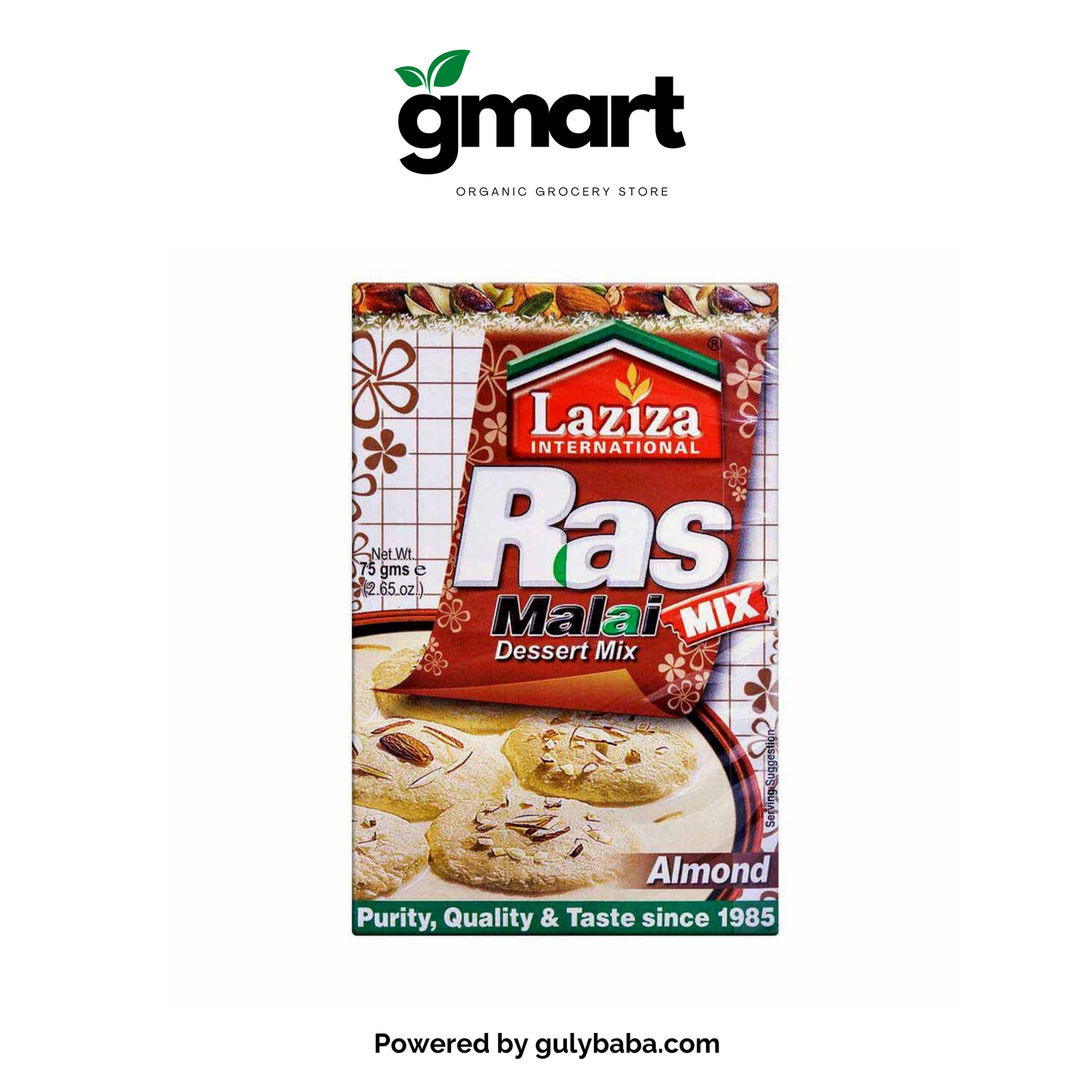 Laziza Rasmalai Mix Almond 75 gm