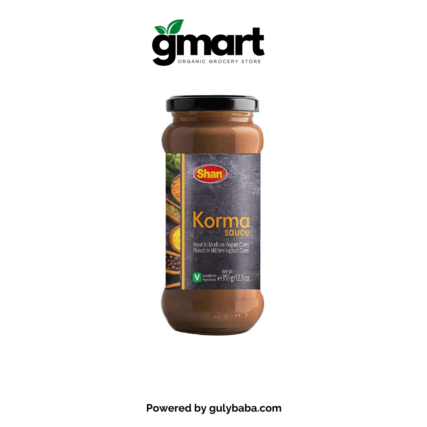 Shan Korma Concentrated Cooking Sauce 350gm