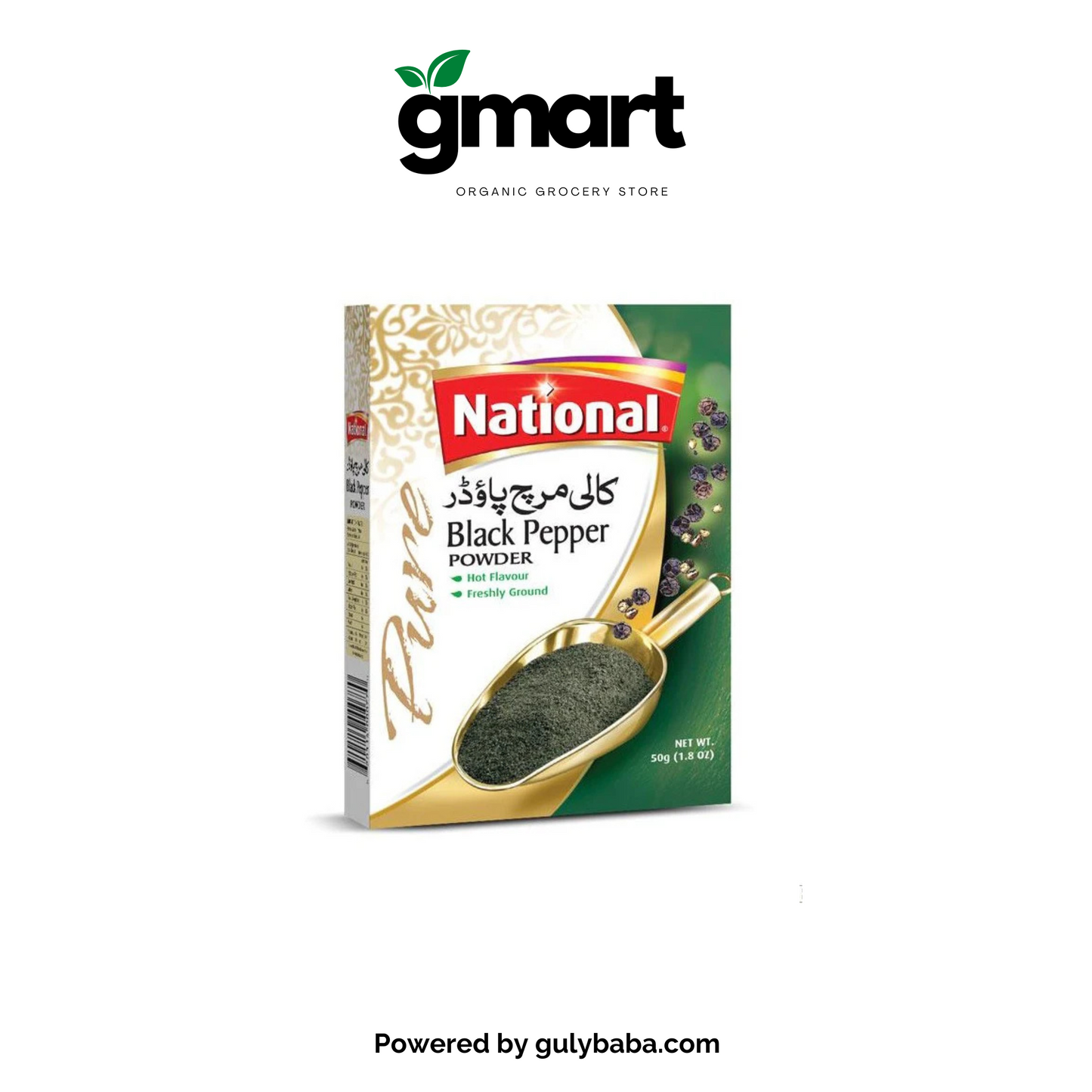 National Black Pepper Powder 50 gm