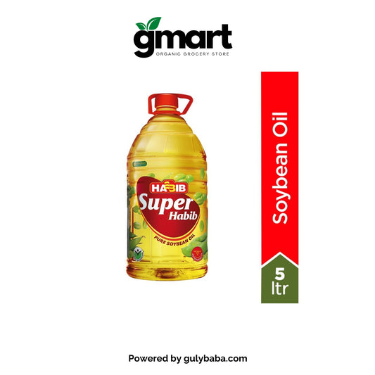 Super Habib Soybean Oil Bottle - 5ltr