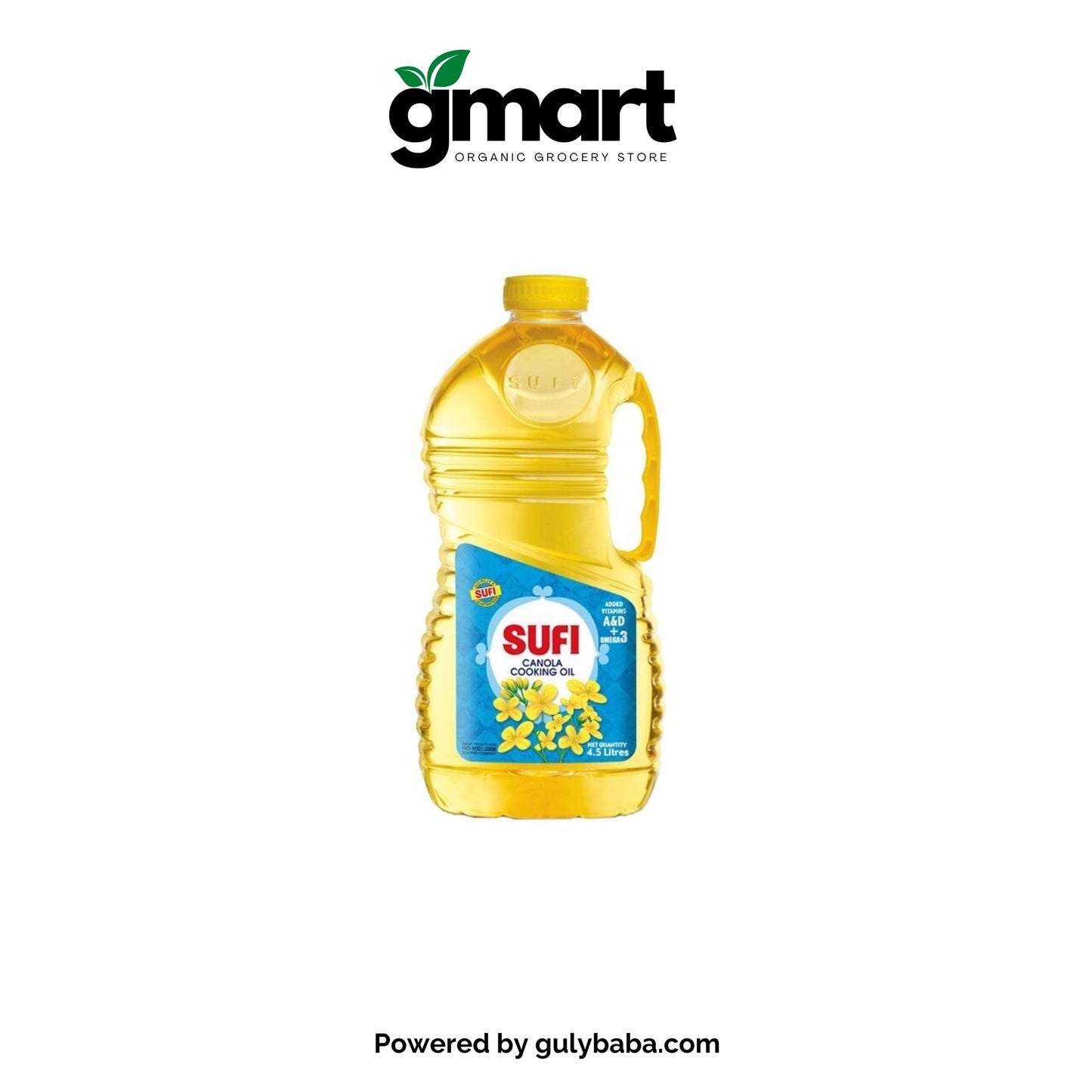 Sufi Canola Oil Bottle - 4.5Ltr