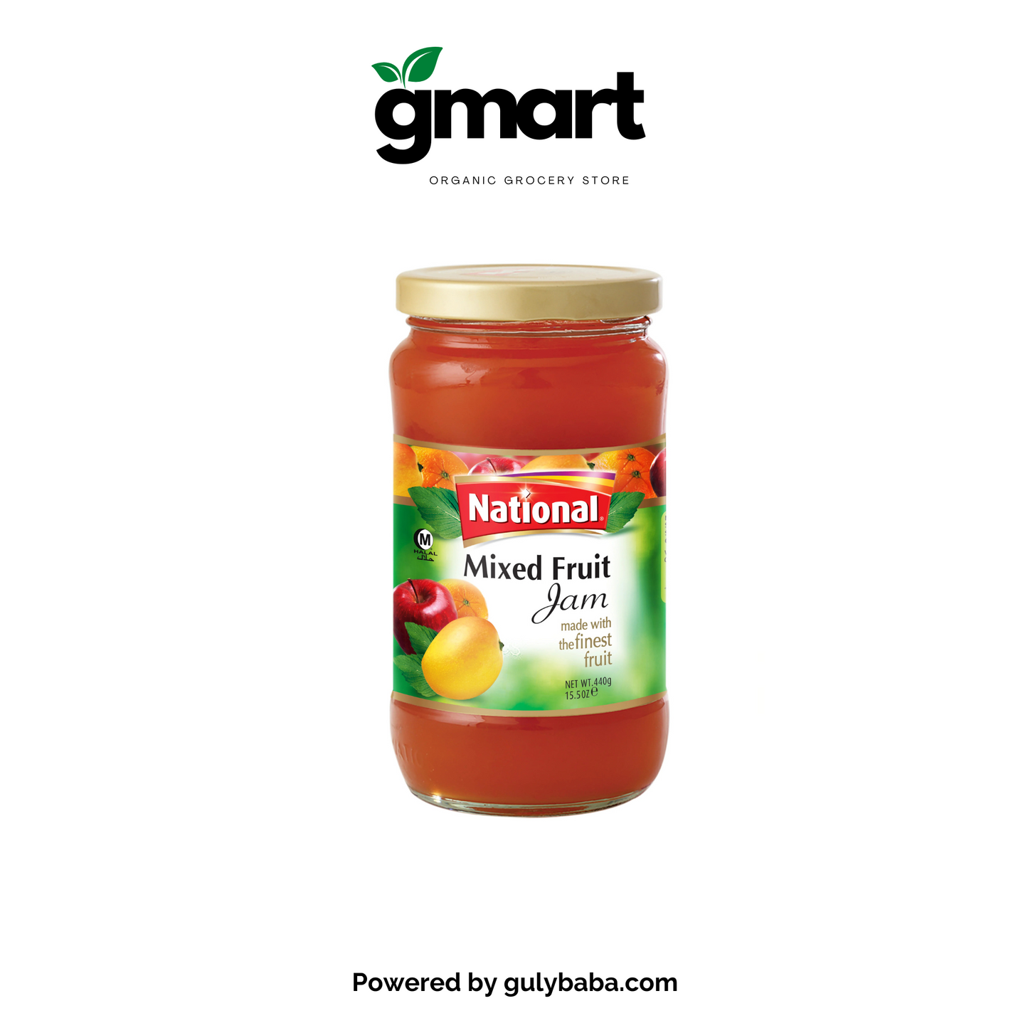 National Mixed Fruit Jam 440g