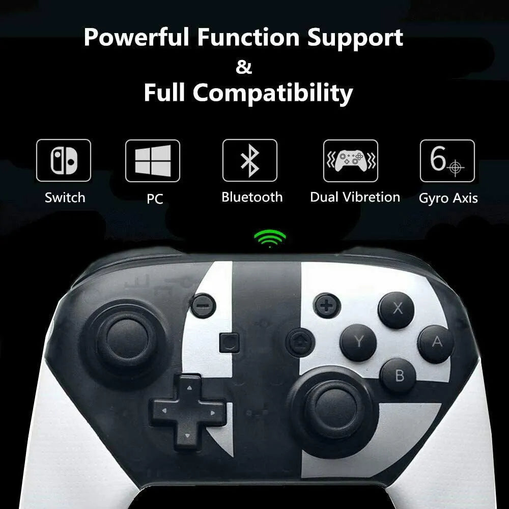 For Nintendo Switch Pro Controller Super Smash Bros Ultimate Edition Gamepad NEW