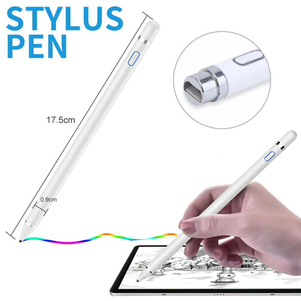 Active Stylus Pen Compatible for Window, iOS & Android Touch Screen, Tablet Mobile Draw & Write Stylus Pencil Pen for Apple iPad 6th/7th/8th/Mini 5th/Pro 11&12.9/Air 3rd Gen