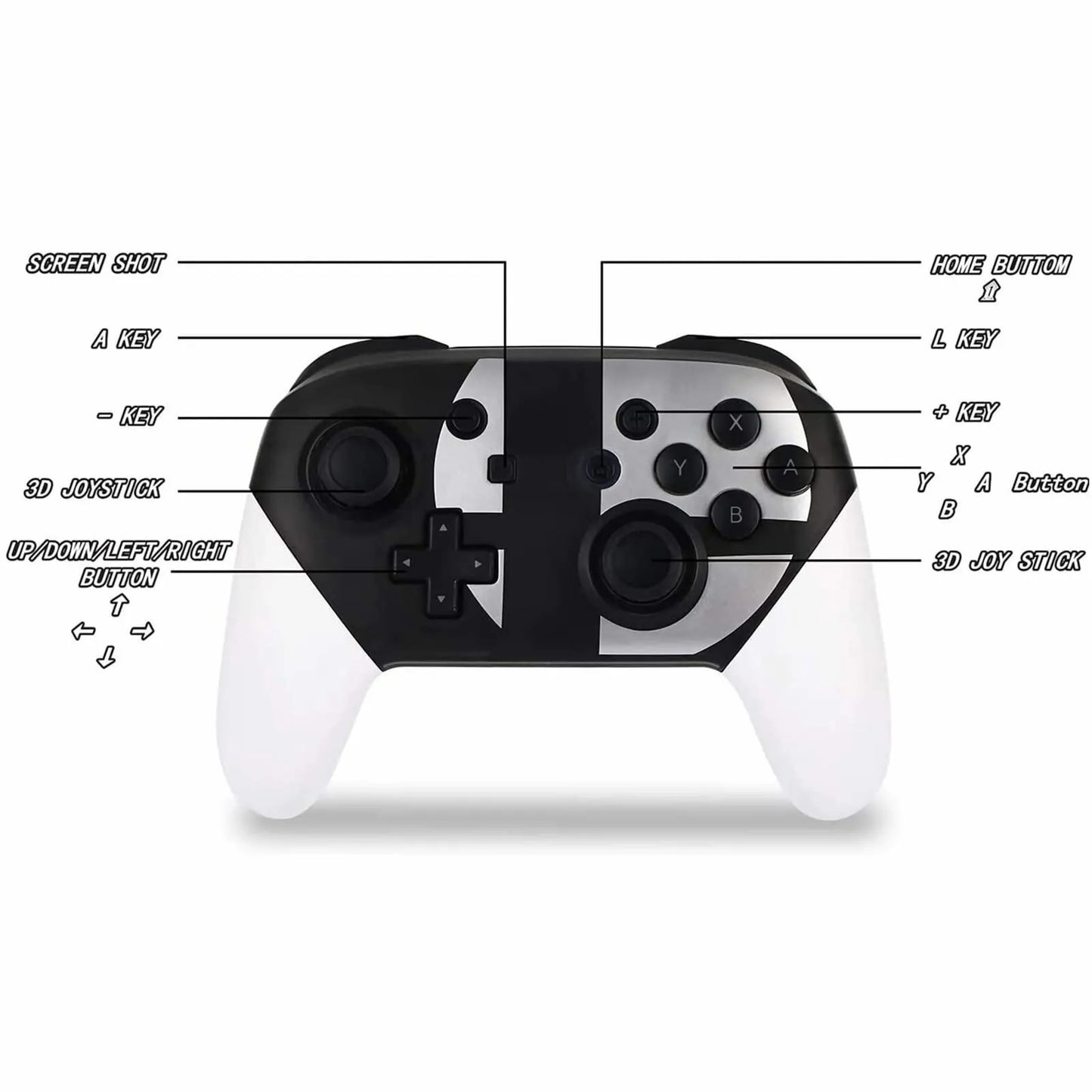 For Nintendo Switch Pro Controller Super Smash Bros Ultimate Edition Gamepad NEW