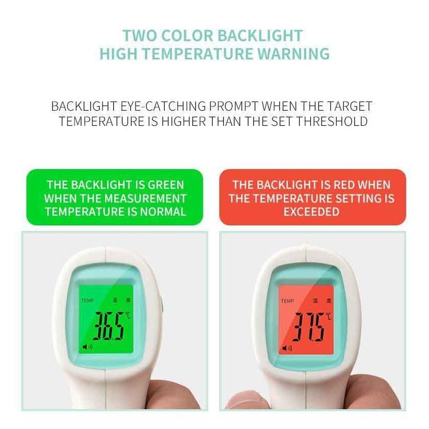 YHKY-2000 Digital Thermometer Infrared Baby Adult Forehead Non-contact Infant Kids Infrared Thermometer With LCD Backlight Massage