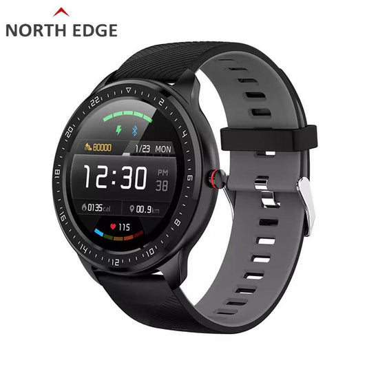 Original Brand North Edge N06 Smart Watch HD Screen (Black Grey) IP67 Waterproof Heart Rate Traccker Bluetooth Smartwatch