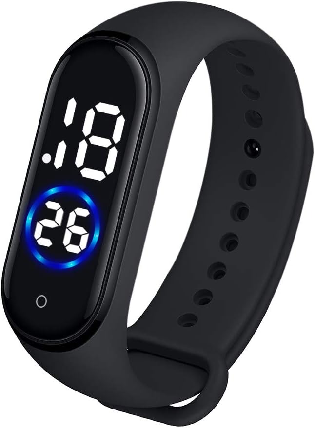Digital LED Sports Watch Unisex Silicone Band Sport Electronic Wrist Watches Fashion Men Women Watches Smart
