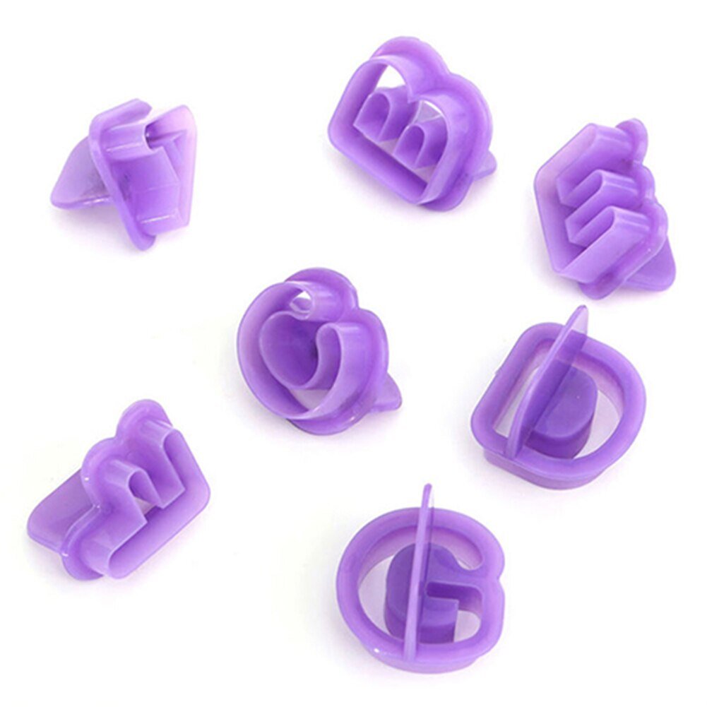 40Pcs Icing Cutter Mold Alphabet Letter Fondant Cake DIY Decorating