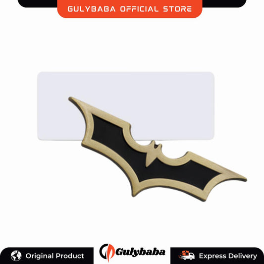 Batman 3D bat Shape (Gold Black) Car Stickers Cool Metal Car Logo Emblem Sticker Decal Motorcycle Automobiles Car Styling Accessories