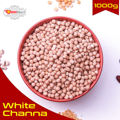 BM foods White Chana [ Premium Quality ] 1KG - سفید چنا