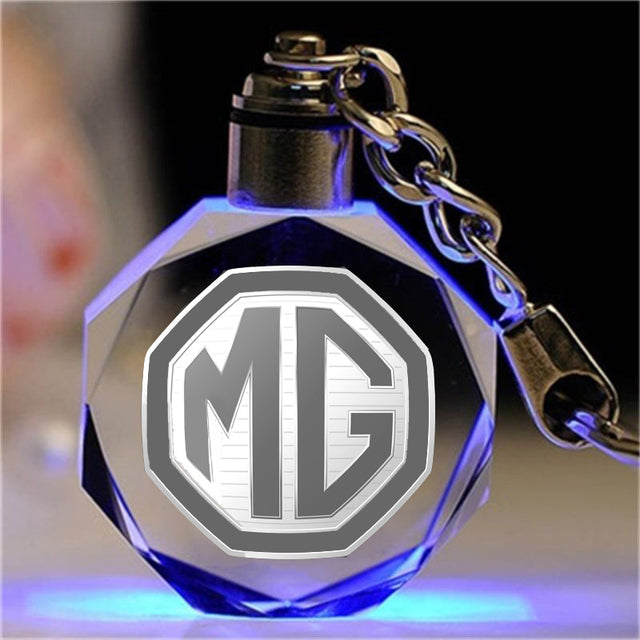 MG Car Logo Crystal Keychain Crystal Gift Decoration Crafts