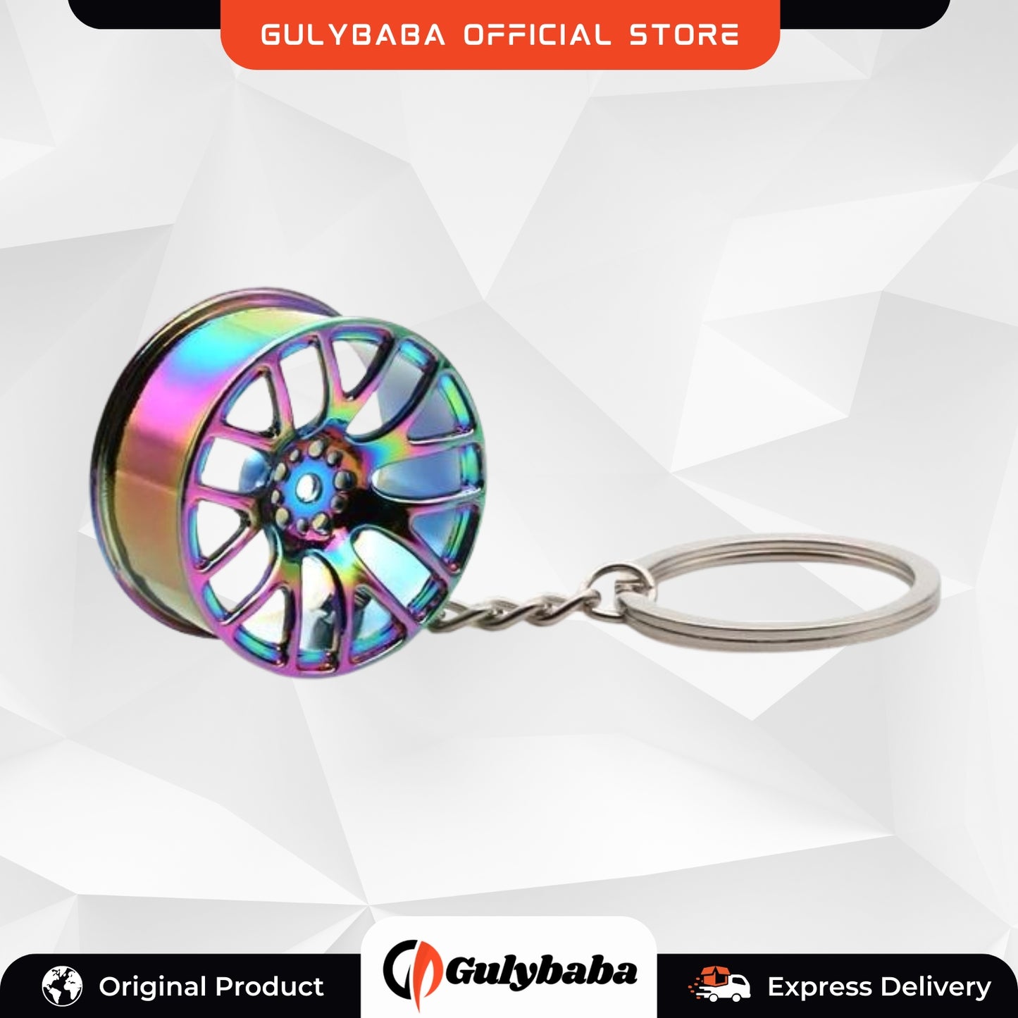 RIM Car Wheel hub Keychain Wheel Keychain Auto Car Key Chain Keyring For BMW Audi fans