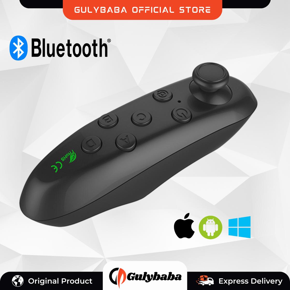 Wireless Bluetooth VR Controller Phones Compatible with OS/Android, PC Gamepad Joystick Game 3D Glasses to Control Music Video, Selfie, Mouse, E-Book