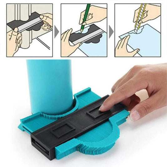 Plastic Contour Duplication Gauge 5,10 Inch Copy Irregular Shapes For Perfect Fit Easy Cutting Profile Carpenter Tools