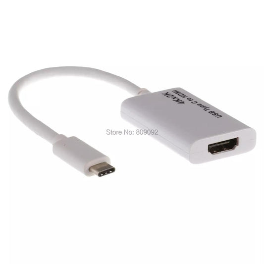 USB C USB 3.1 Type C سے HDMI 4K HDTV ڈیجیٹل اڈاپٹر کیبل کنورٹر برائے میک بک PC HDTV پروجیکٹر مانیٹر 